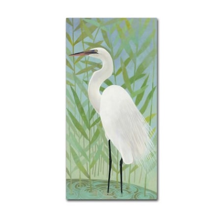Kathrine Lovell 'Egret By The Shore II' Canvas Art,24x47